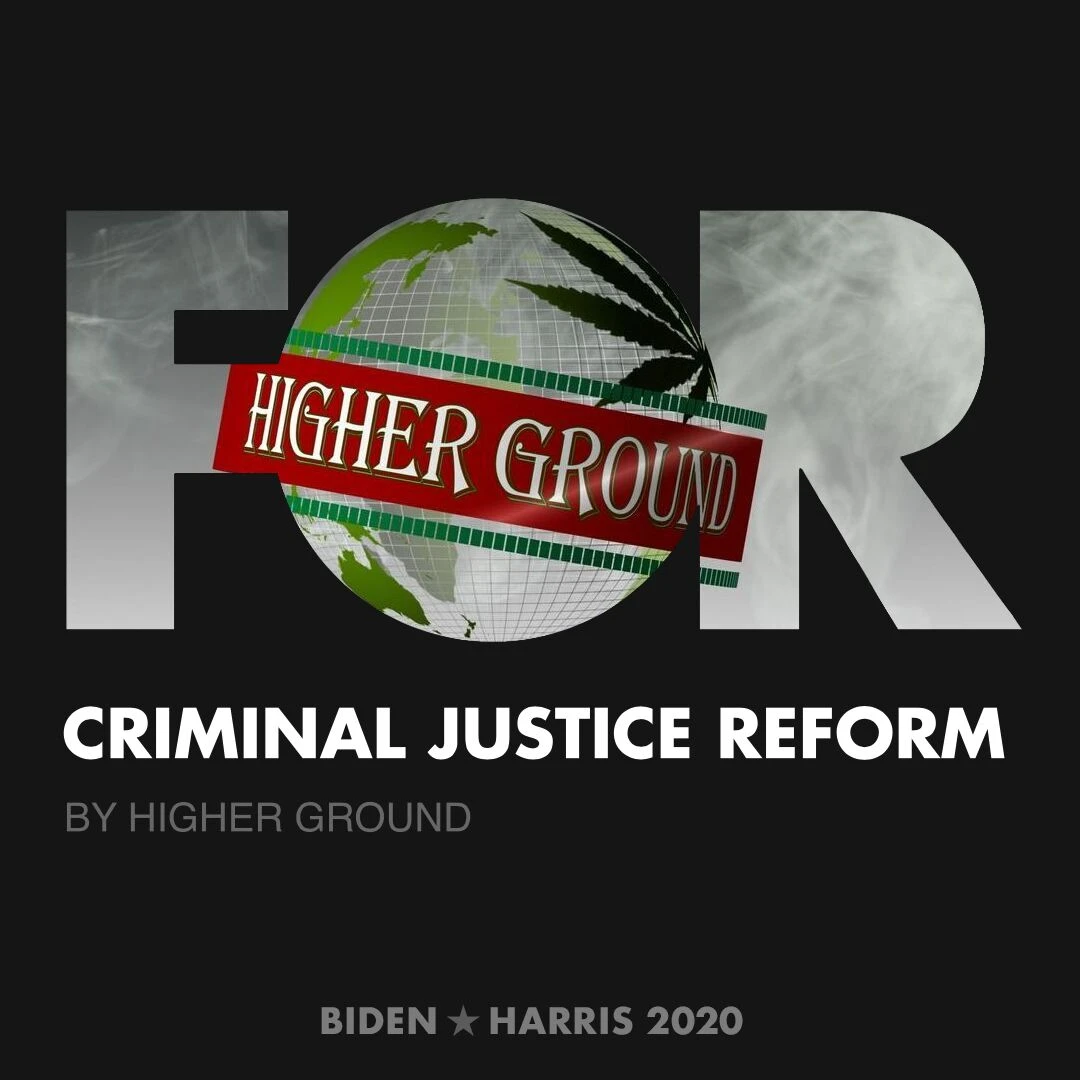 CreativesForBiden.org - Criminal Justice Reform artwork by Higher Ground