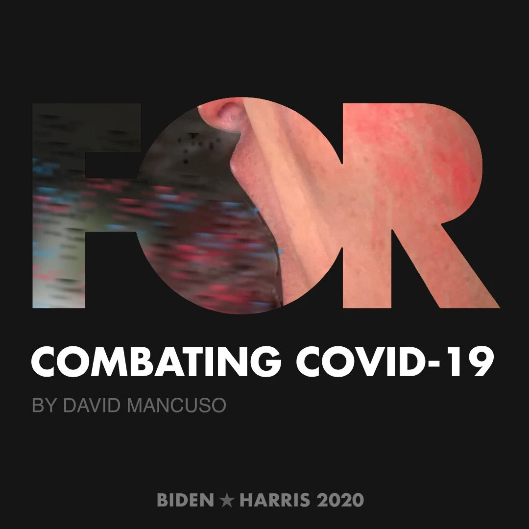 CreativesForBiden.org - Combating COVID-19 artwork by David Mancuso