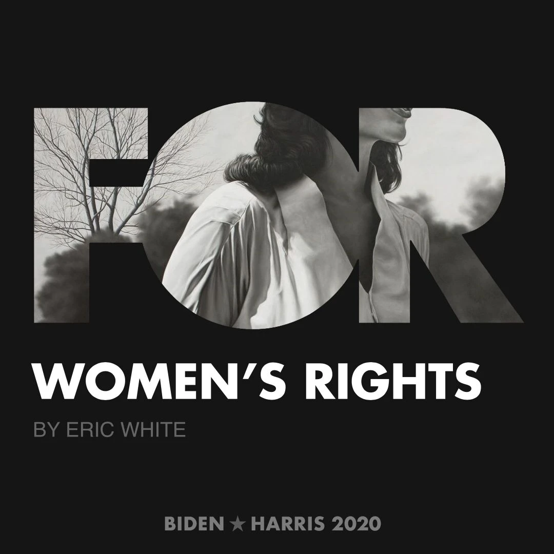 CreativesForBiden.org - Women’s Rights artwork by Eric White