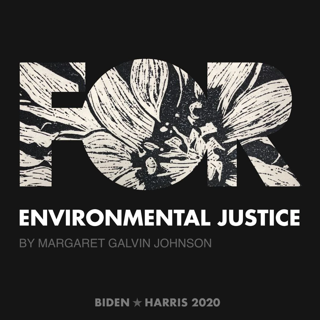 CreativesForBiden.org - Environmental Justice artwork by Margaret Galvin Johnson