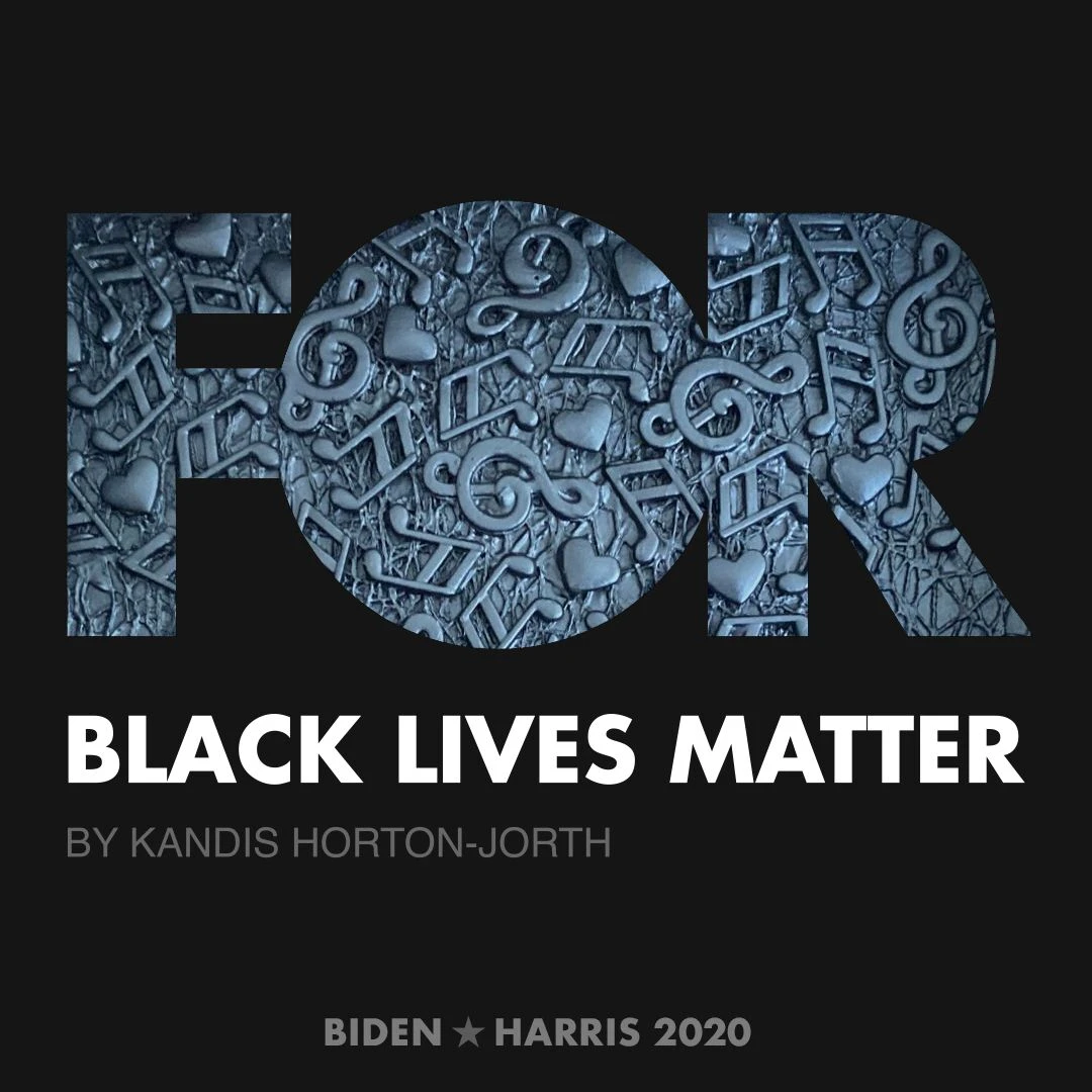 CreativesForBiden.org - Black Lives Matter artwork by Kandis Horton-Jorth