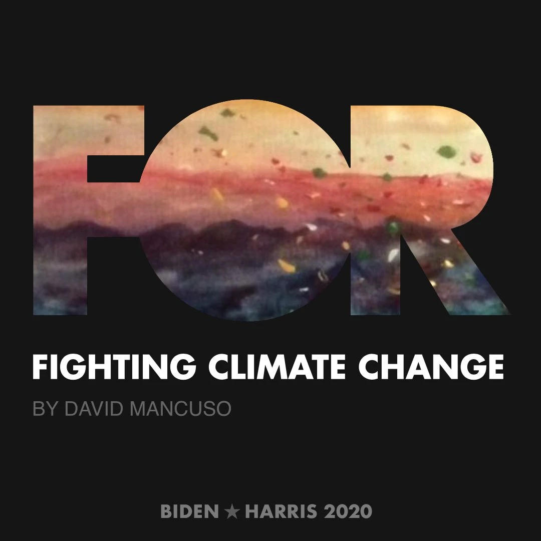CreativesForBiden.org - Fighting Climate Change artwork by David Mancuso