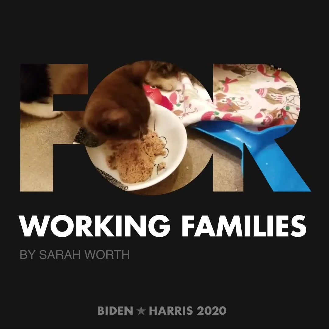 CreativesForBiden.org - Working Families artwork by Sarah Worth