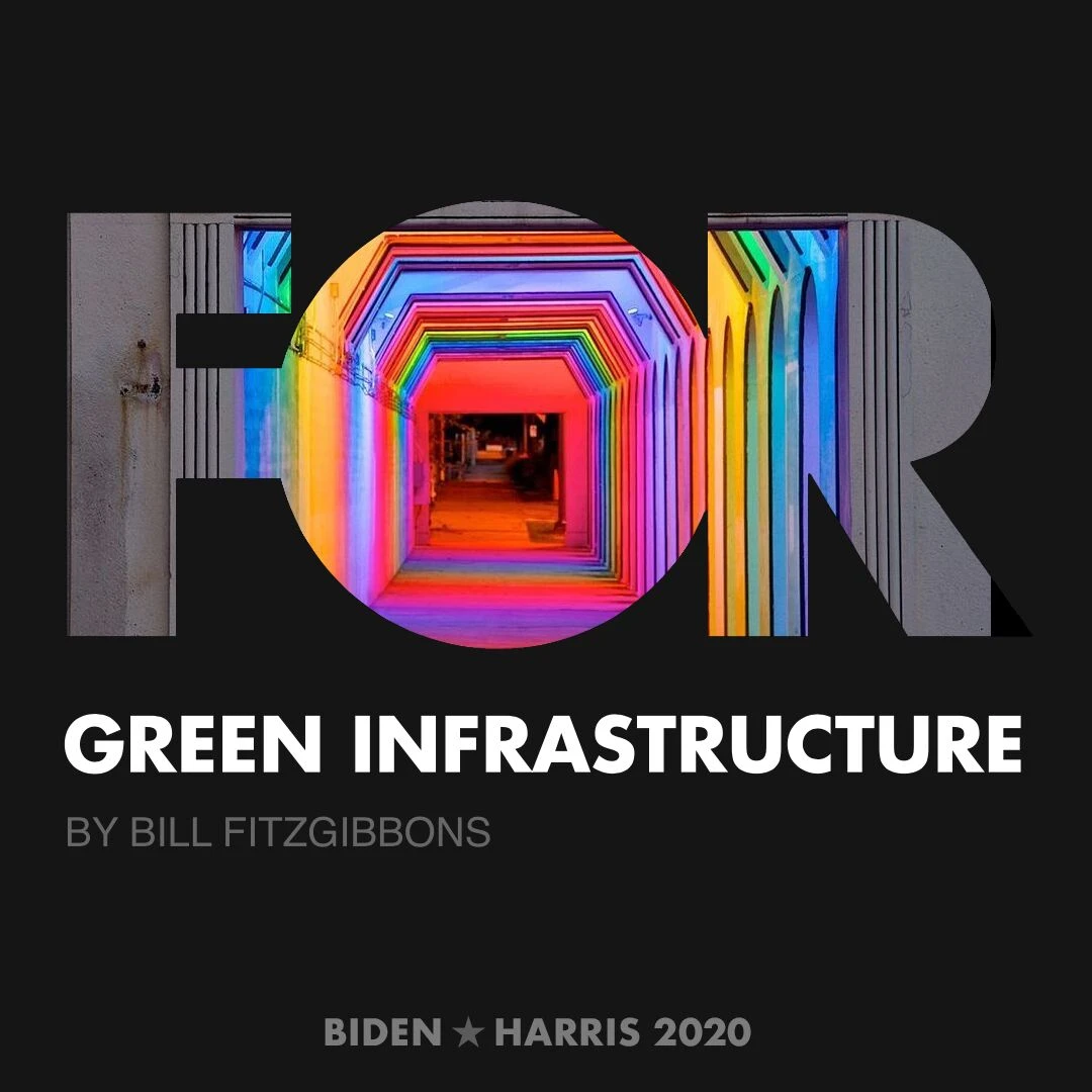 CreativesForBiden.org - Green Infrastructure artwork by Bill FitzGibbons