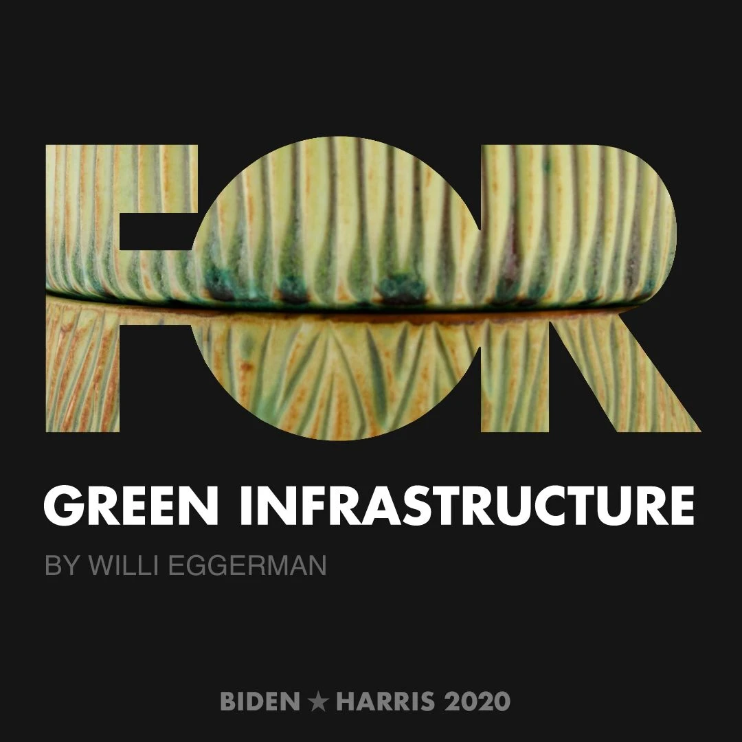 CreativesForBiden.org - Green Infrastructure artwork by Willi Eggerman