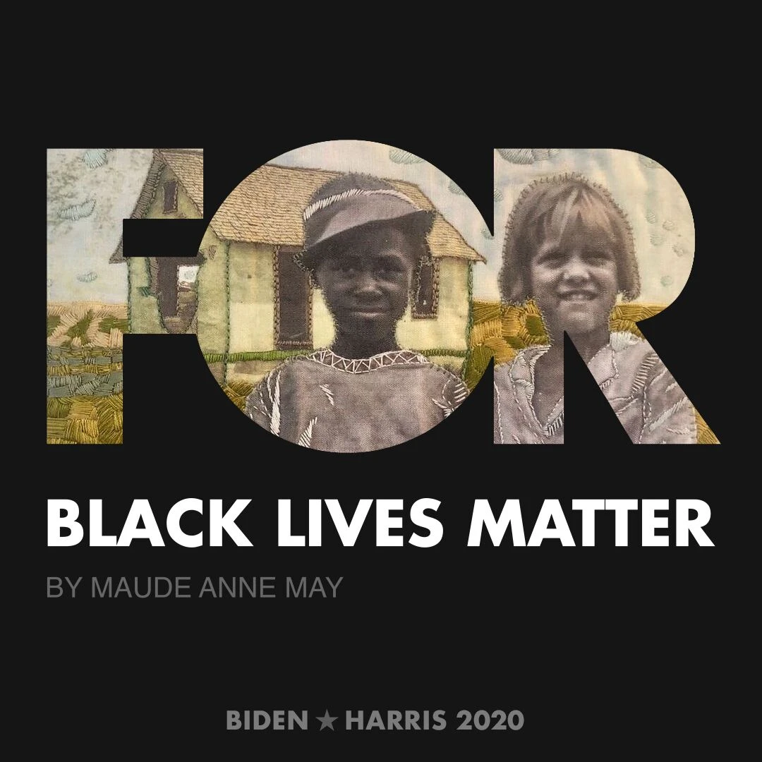 CreativesForBiden.org - Black Lives Matter artwork by Maude Anne May