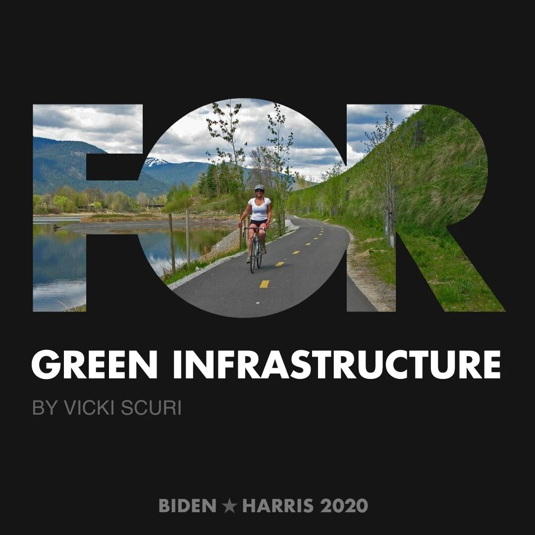 CreativesForBiden.org - Green Infrastructure artwork by Vicki Scuri