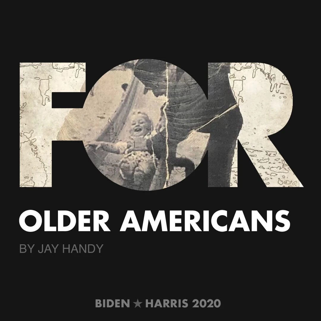 CreativesForBiden.org - Older Americans artwork by Jay Handy