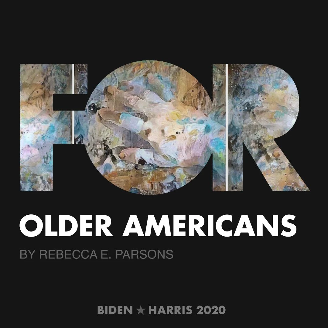 CreativesForBiden.org - Older Americans artwork by Rebecca E. Parsons