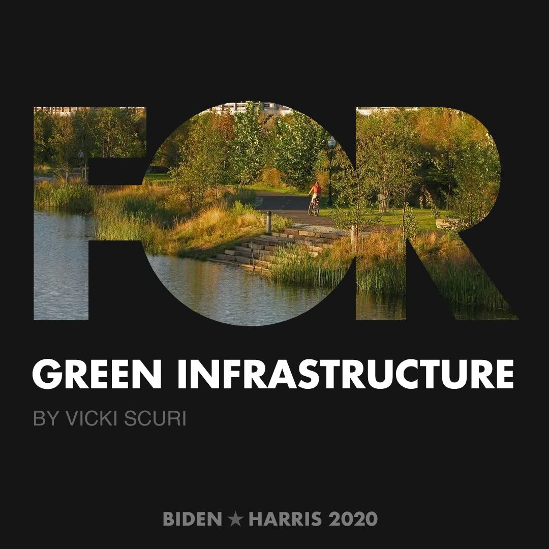 CreativesForBiden.org - Green Infrastructure artwork by Vicki Scuri