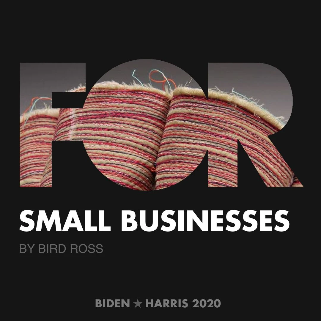 CreativesForBiden.org - Small Businesses artwork by Bird Ross