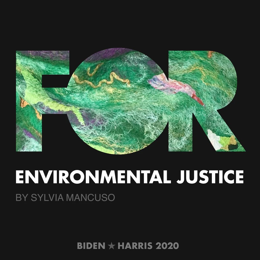 CreativesForBiden.org - Environmental Justice artwork by Sylvia Mancuso