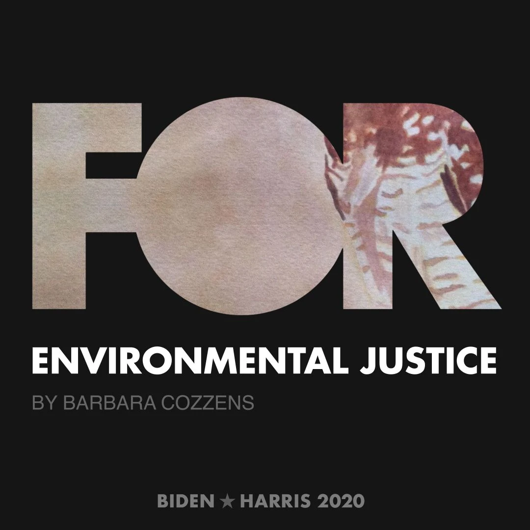 CreativesForBiden.org - Environmental Justice artwork by Barbara Cozzens