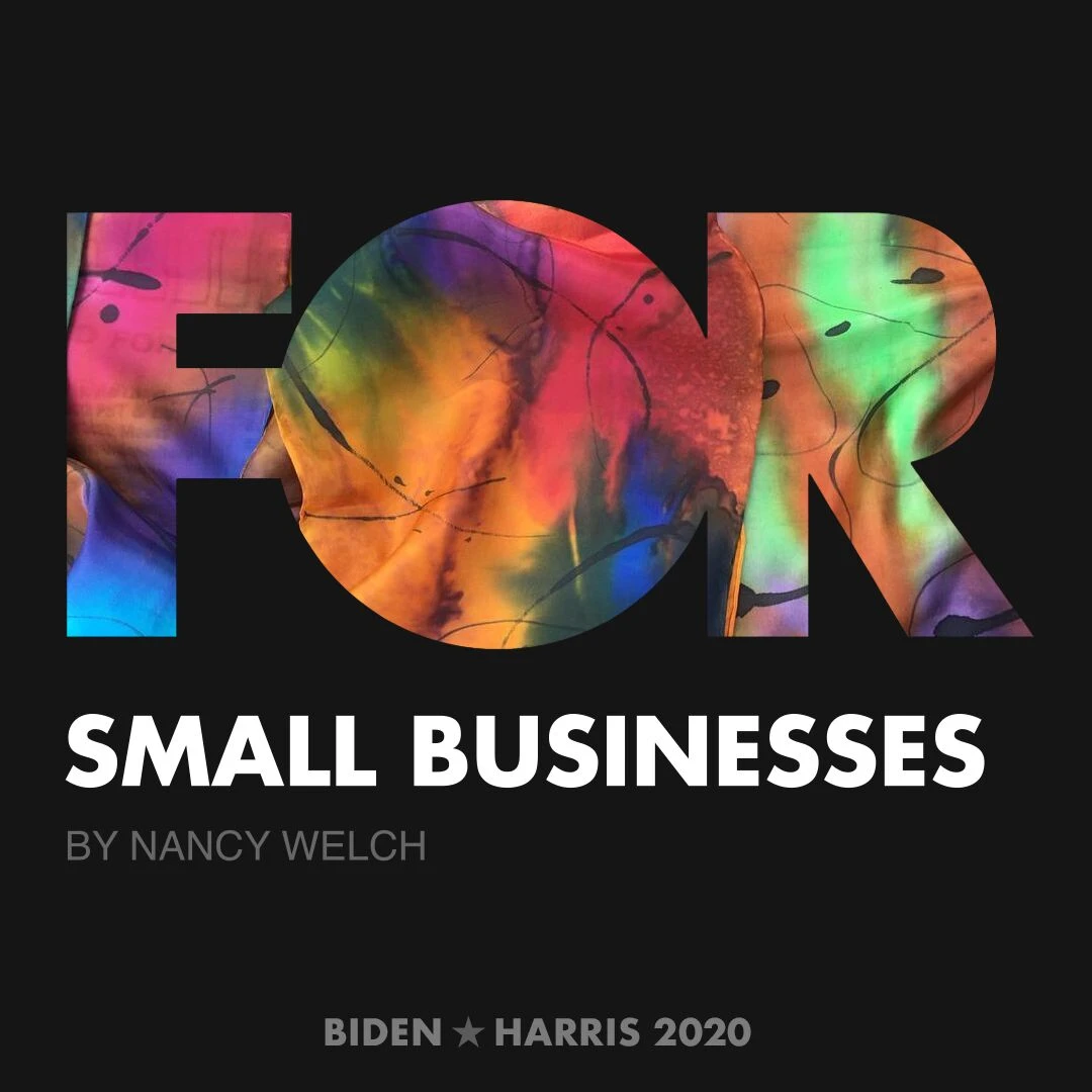 CreativesForBiden.org - Small Businesses artwork by Nancy Welch
