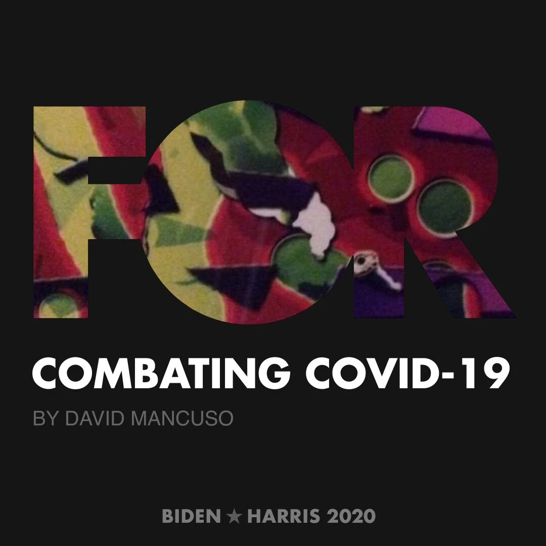 CreativesForBiden.org - Combating COVID-19 artwork by David Mancuso