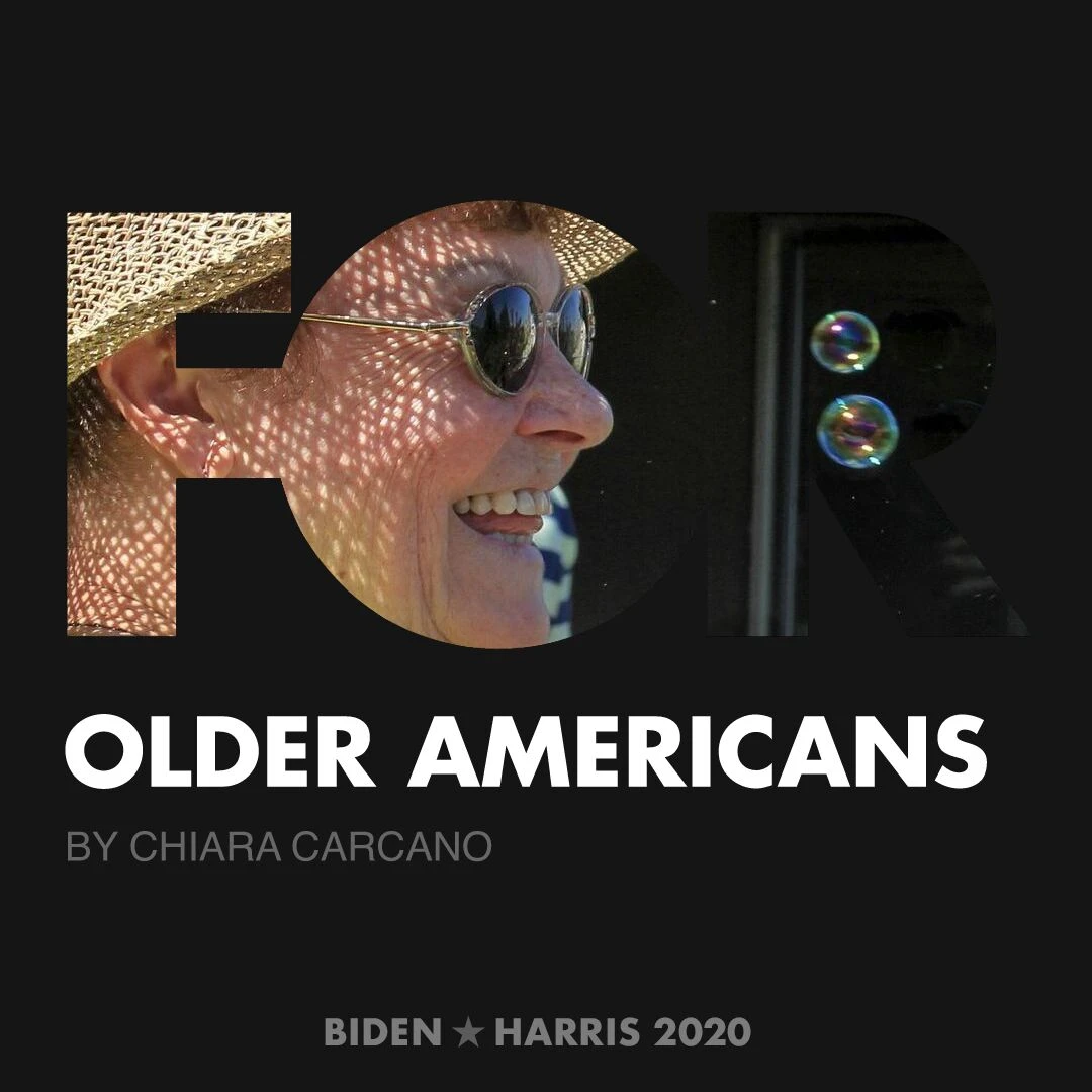 CreativesForBiden.org - Older Americans artwork by Chiara Carcano