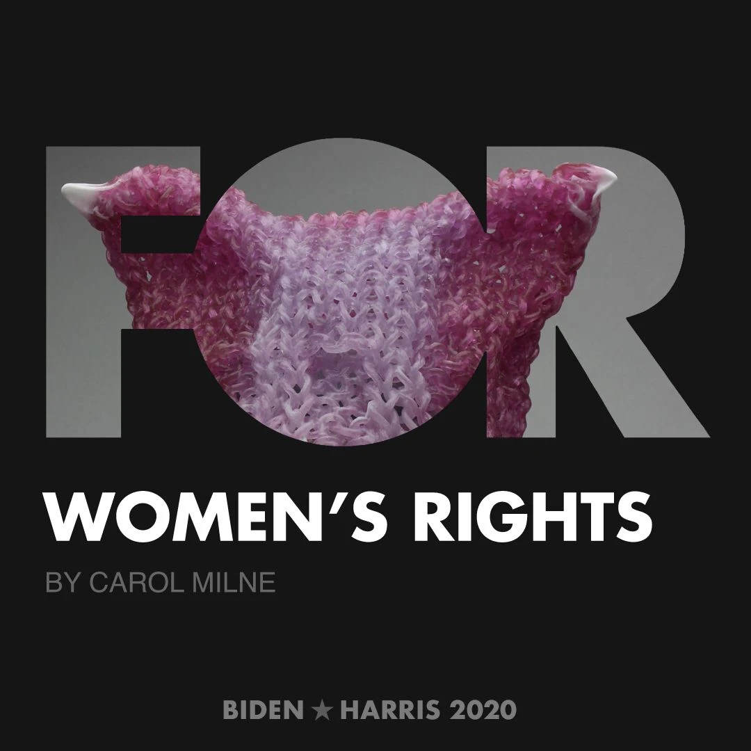 CreativesForBiden.org - Women’s Rights artwork by Carol Milne