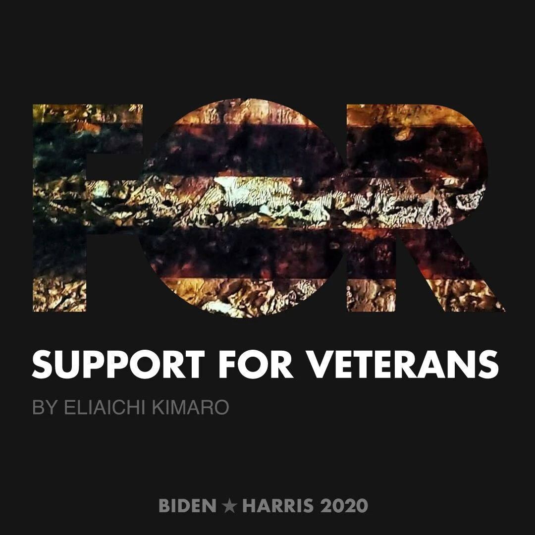 CreativesForBiden.org - Support for Veterans artwork by Eliaichi Kimaro