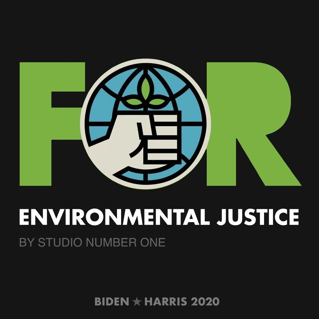CreativesForBiden.org - Environmental Justice artwork by Studio Number One