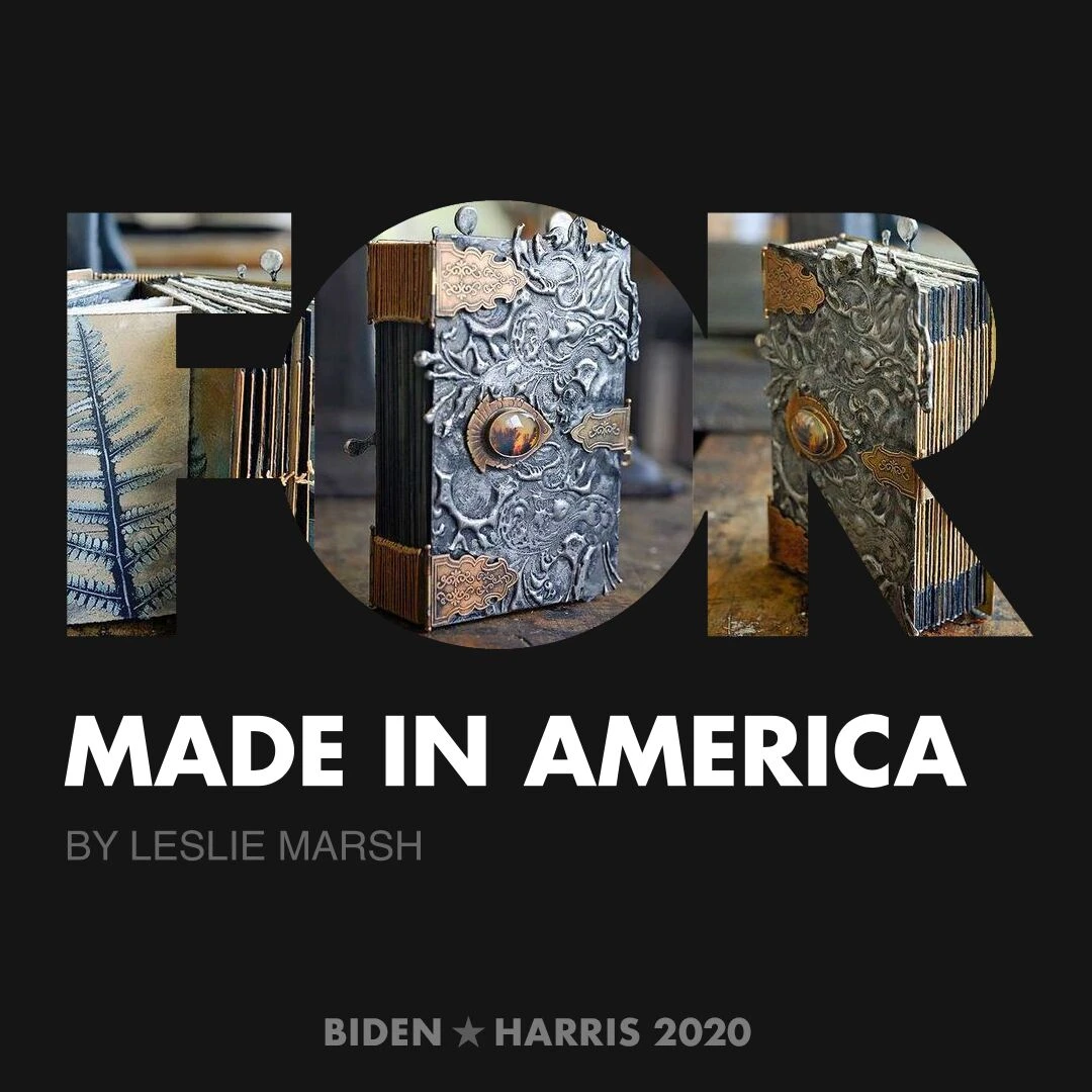 CreativesForBiden.org - Made in America artwork by Leslie Marsh