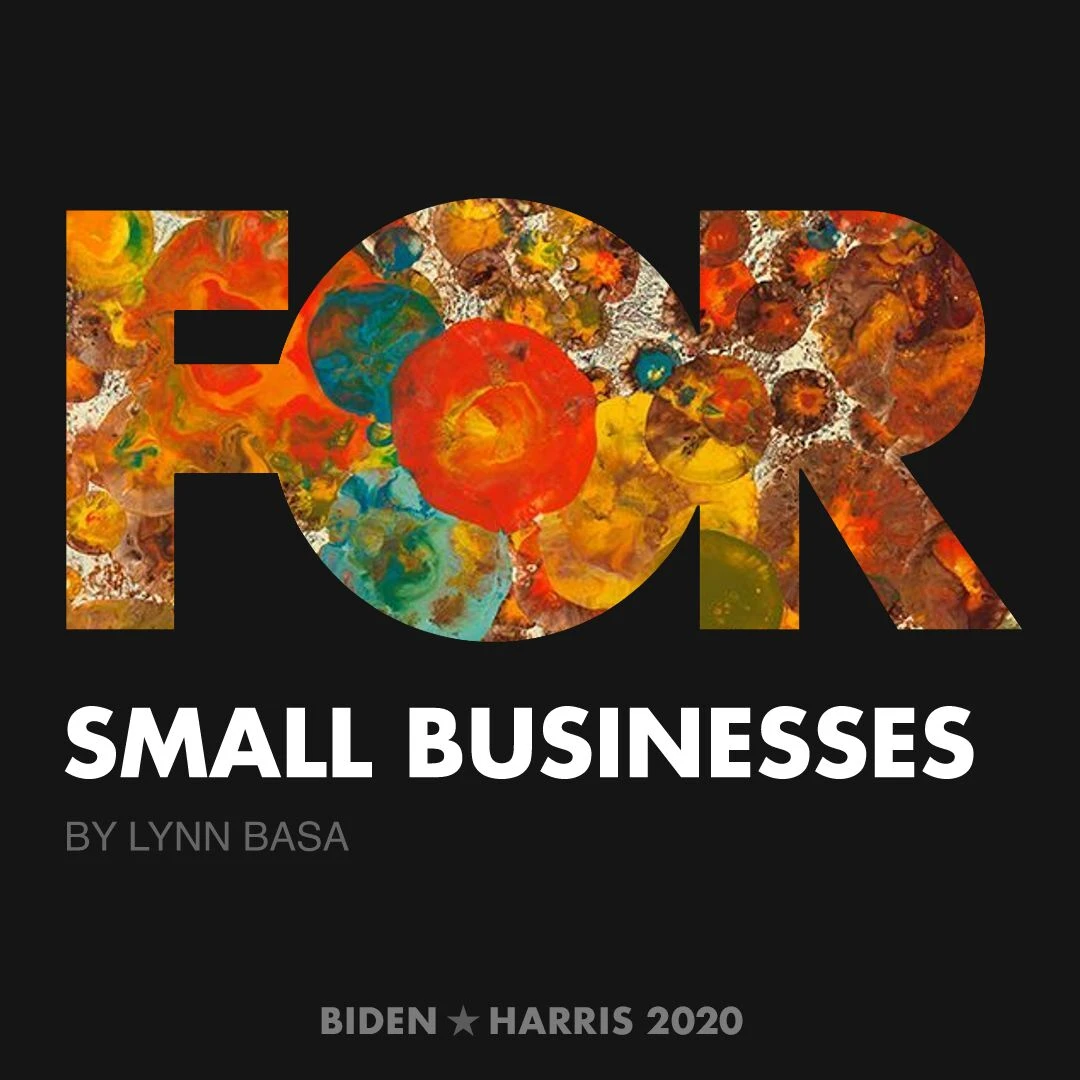 CreativesForBiden.org - Small Businesses artwork by Lynn Basa