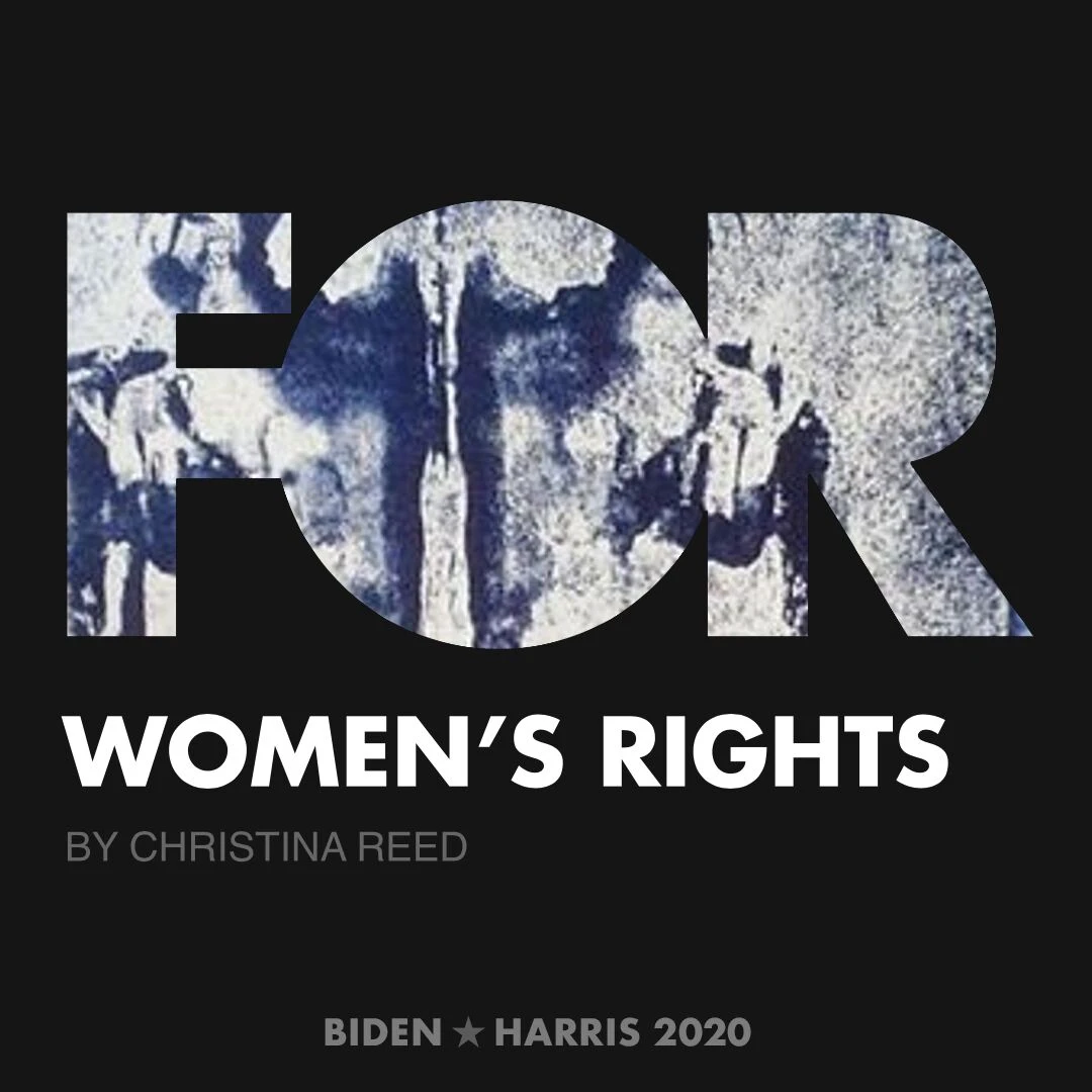 CreativesForBiden.org - Women’s Rights artwork by Christina Reed