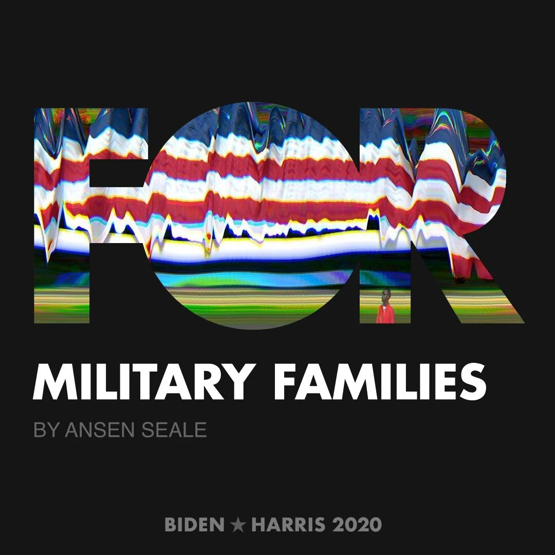 CreativesForBiden.org - Military Families artwork by Ansen Seale