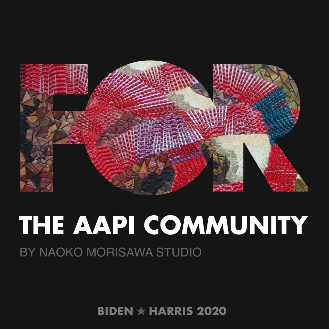 CreativesForBiden.org - The AAPI Community artwork by Naoko Morisawa Studio