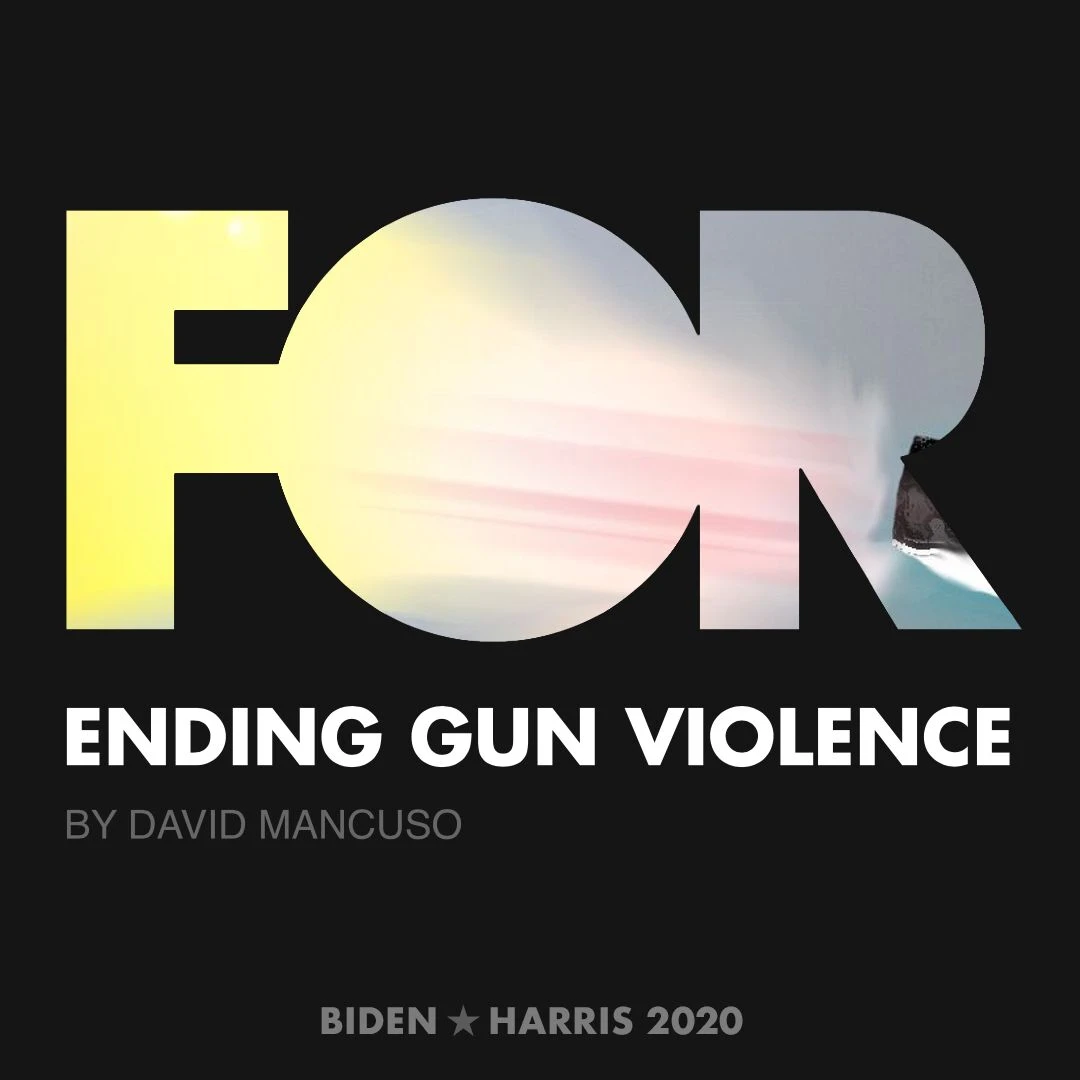 CreativesForBiden.org - Ending Gun Violence artwork by David Mancuso