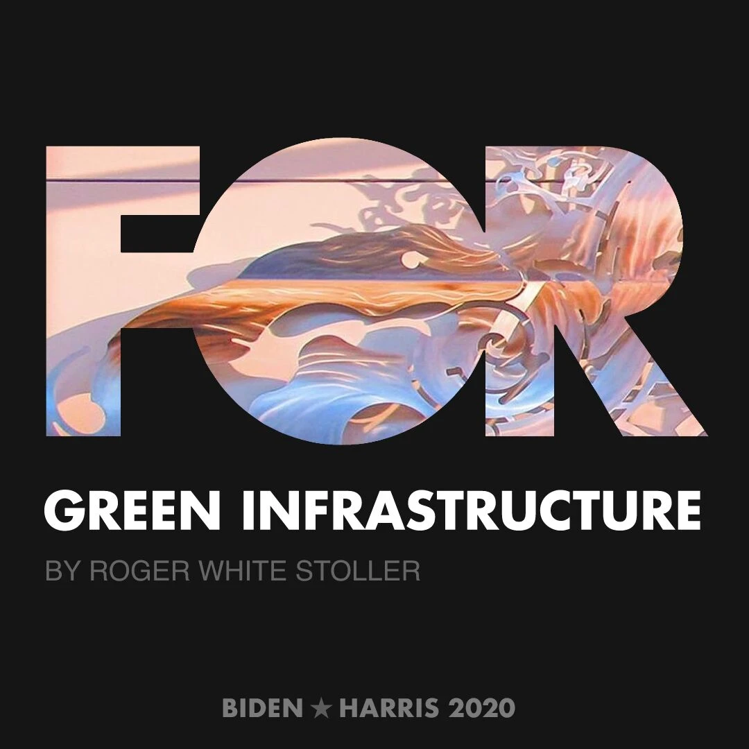 CreativesForBiden.org - Green Infrastructure artwork by Roger White stoller