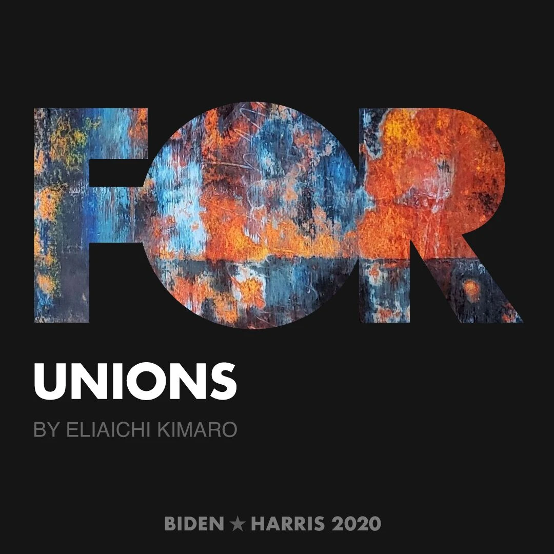 CreativesForBiden.org - Unions artwork by Eliaichi Kimaro