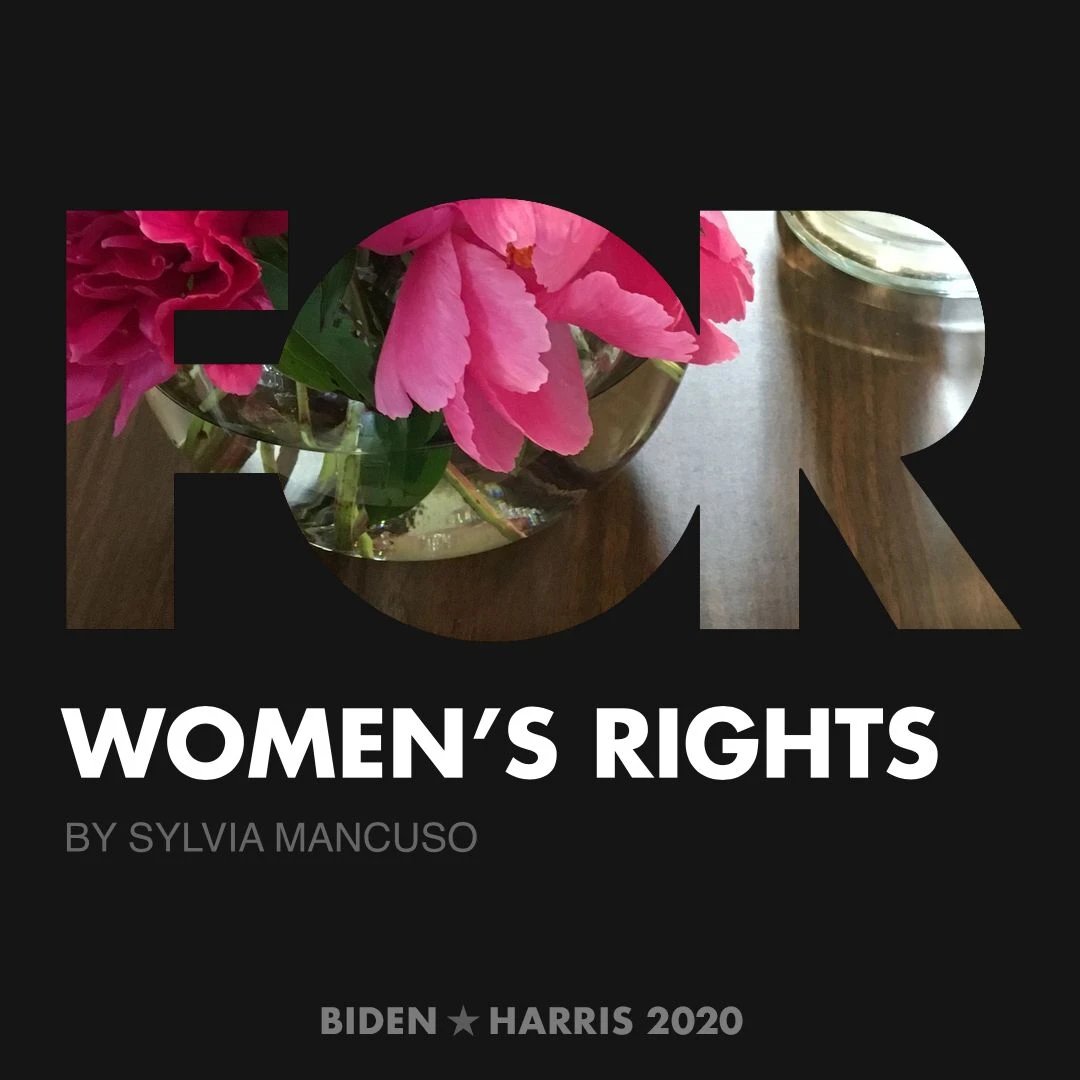 CreativesForBiden.org - Women’s Rights artwork by Sylvia Mancuso