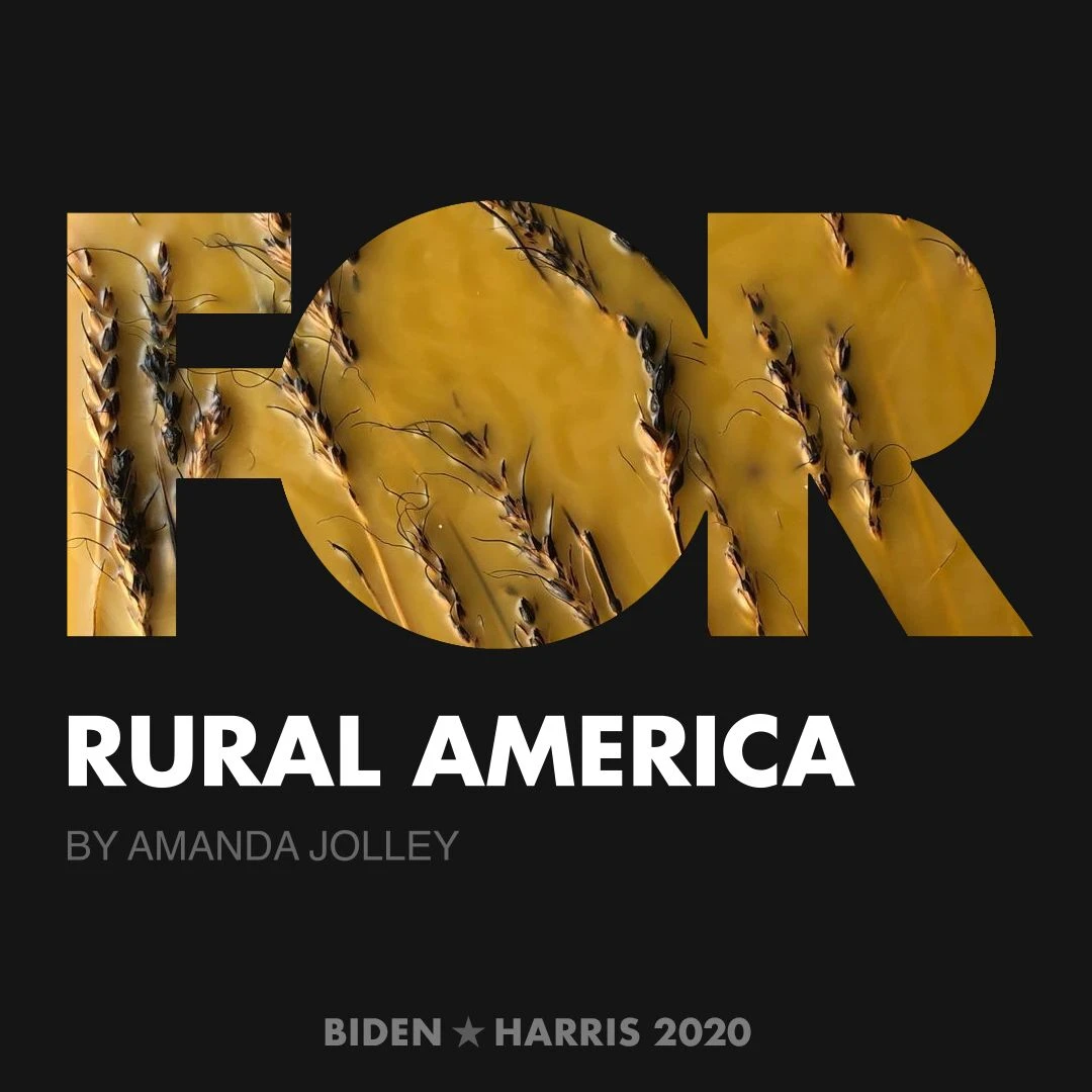 CreativesForBiden.org - Rural America artwork by Amanda Jolley