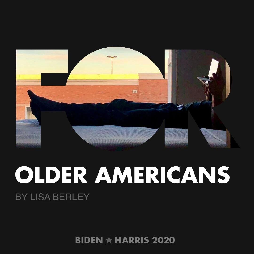 CreativesForBiden.org - Older Americans artwork by Lisa Berley