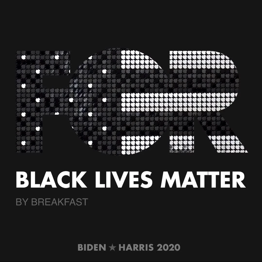 CreativesForBiden.org - Black Lives Matter artwork by BREAKFAST