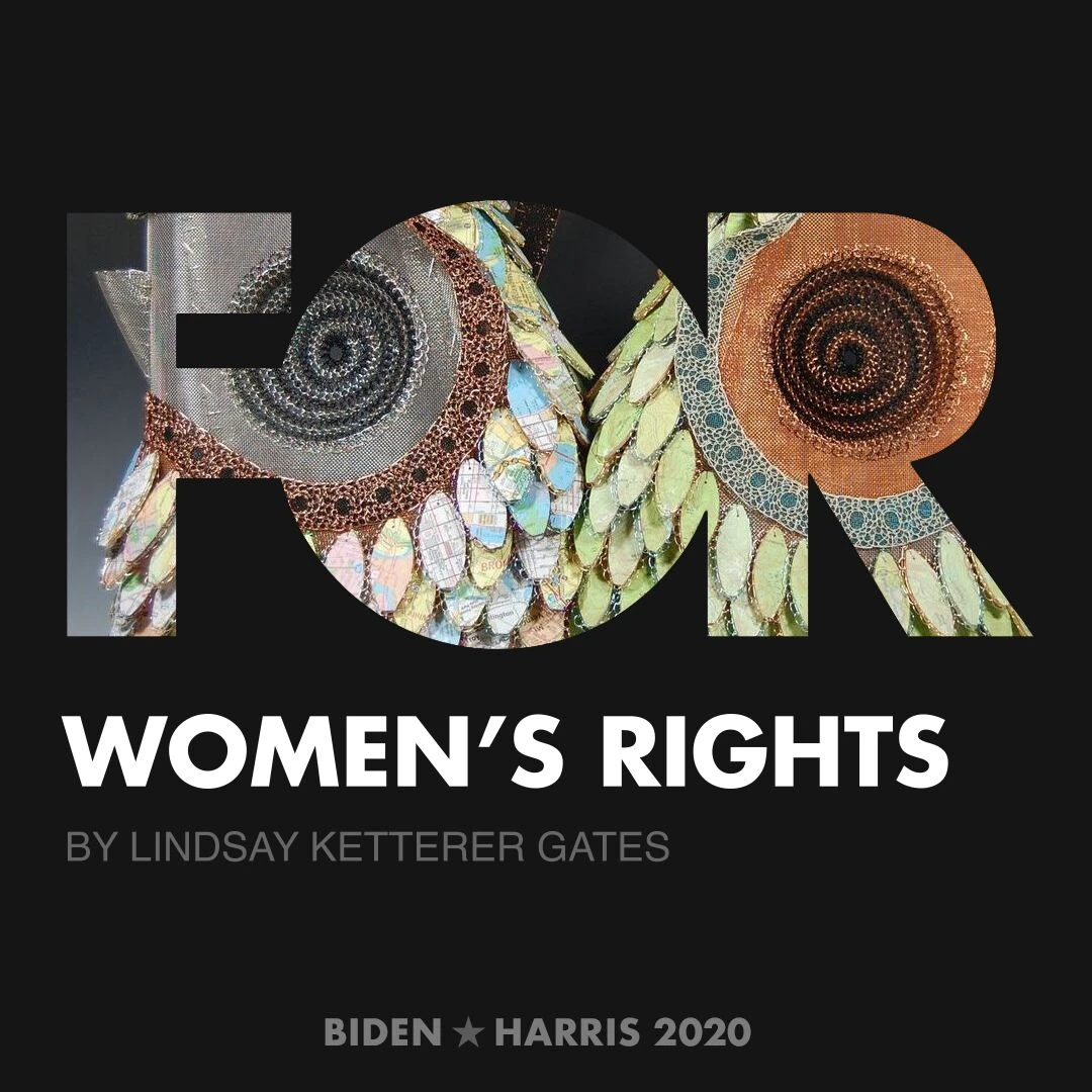 CreativesForBiden.org - Women’s Rights artwork by Lindsay Ketterer Gates