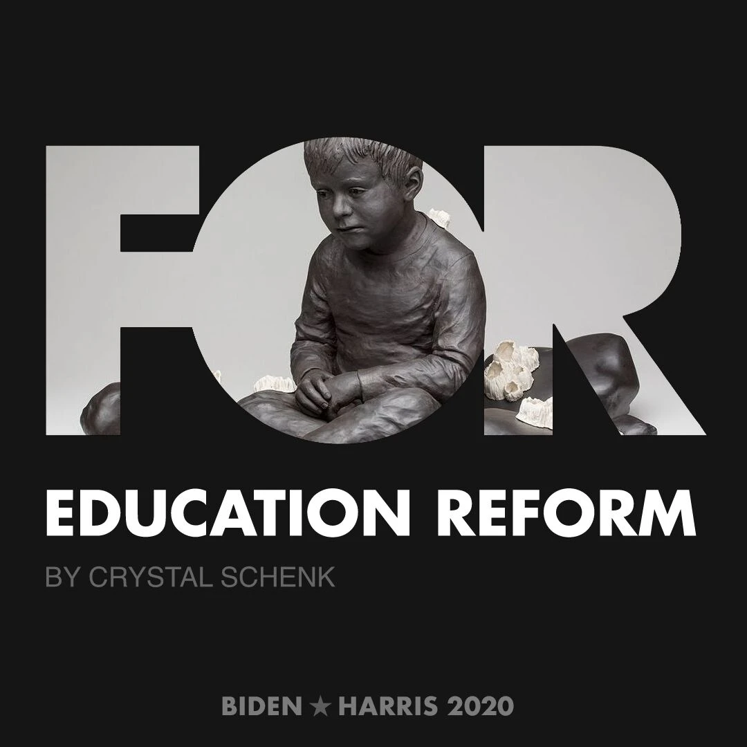 CreativesForBiden.org - Education Reform artwork by Crystal Schenk