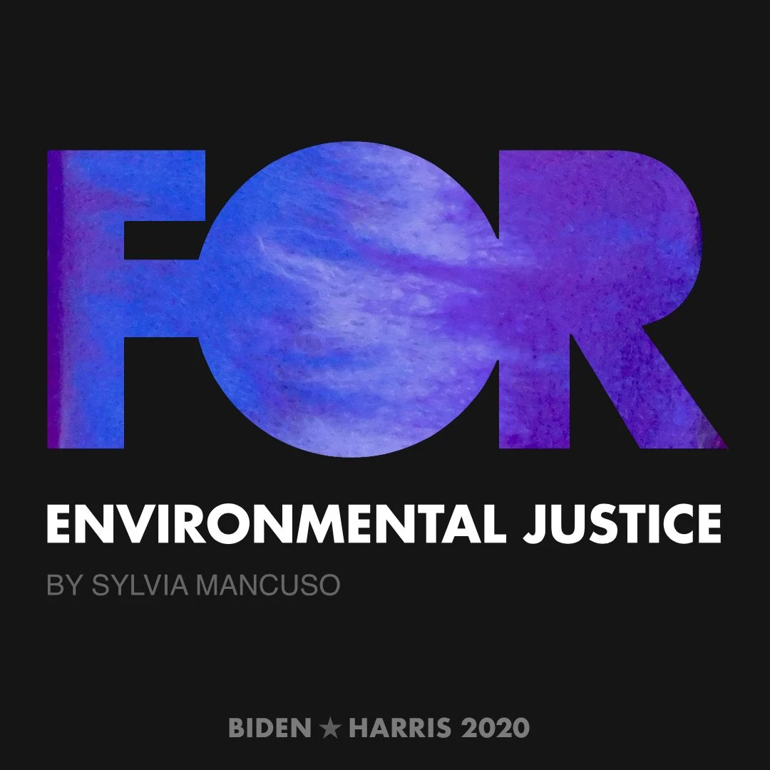 CreativesForBiden.org - Environmental Justice artwork by Sylvia Mancuso