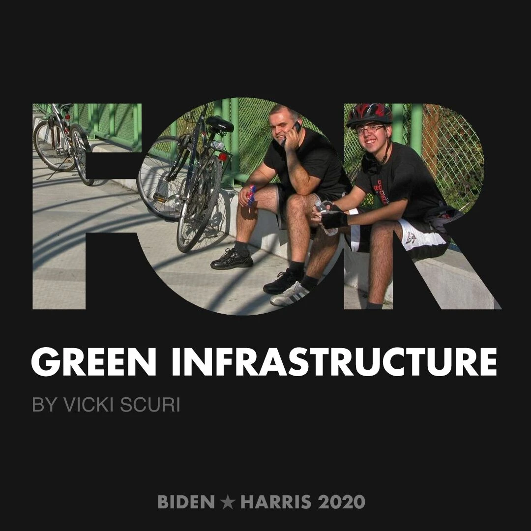 CreativesForBiden.org - Green Infrastructure artwork by Vicki Scuri