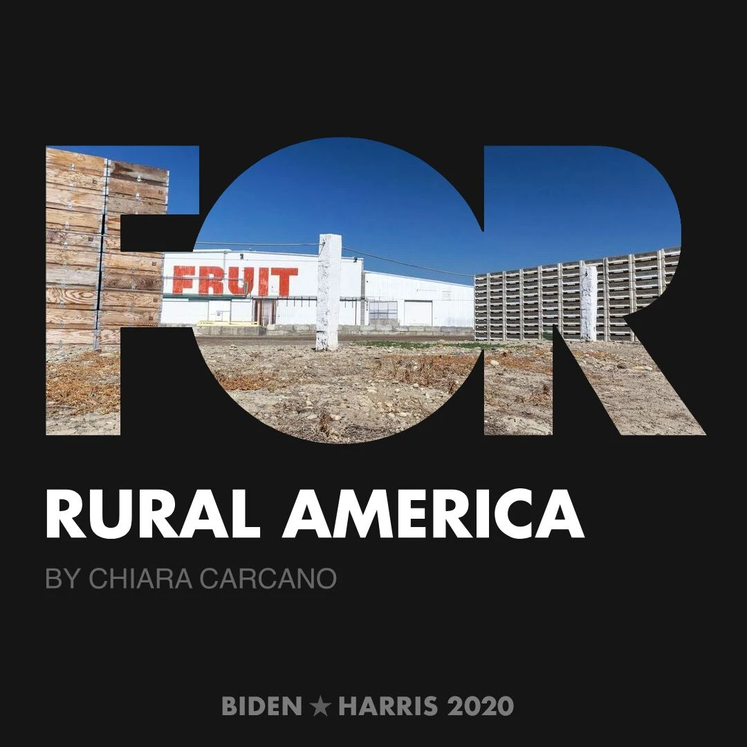 CreativesForBiden.org - Rural America artwork by Chiara Carcano