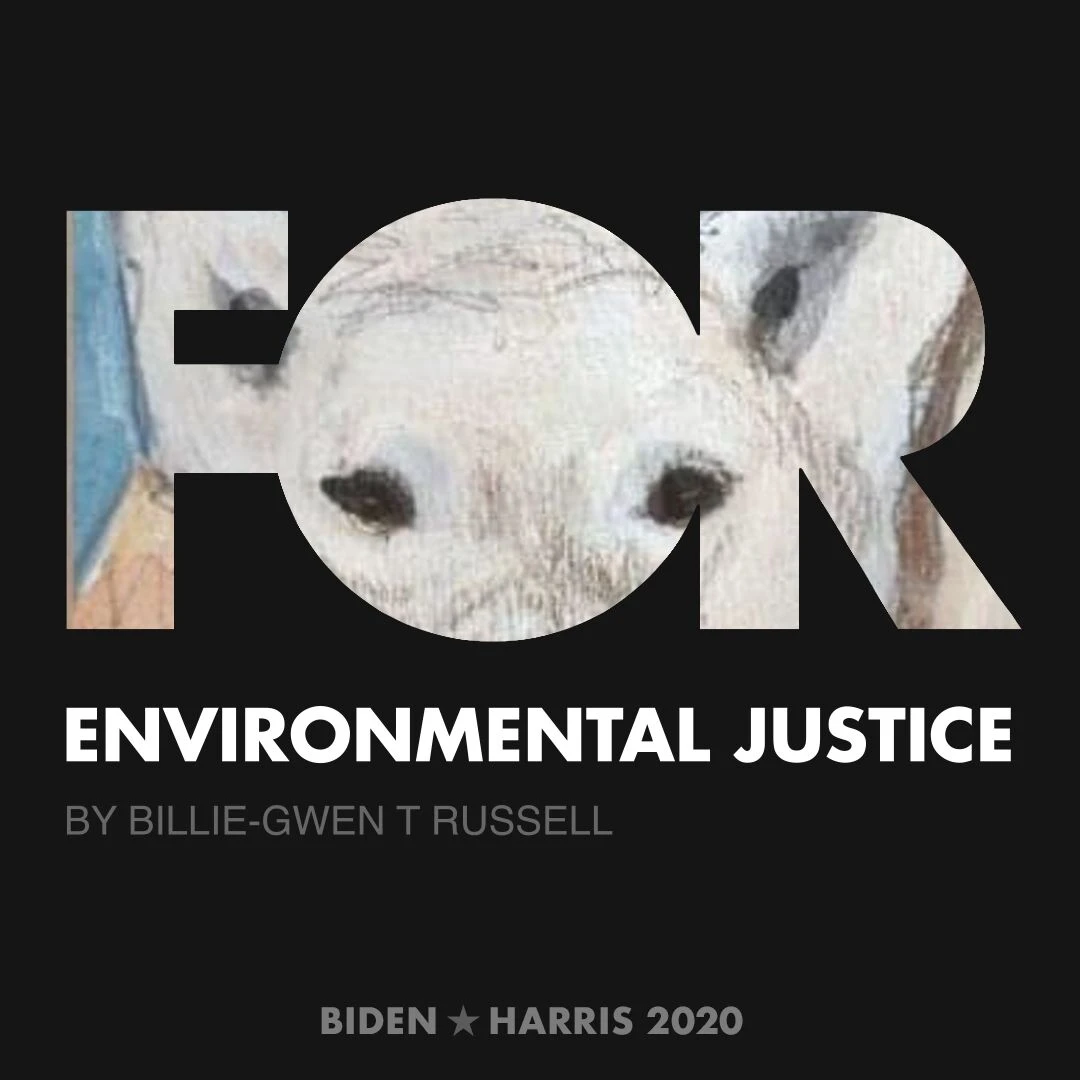 CreativesForBiden.org - Environmental Justice artwork by Billie-Gwen T Russell