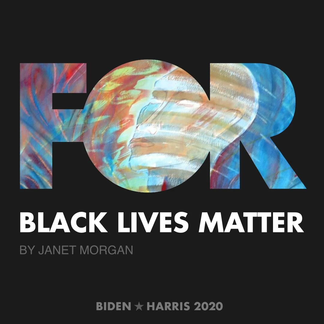 CreativesForBiden.org - Black Lives Matter artwork by Janet Morgan